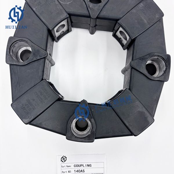 Flexible Pump Rubber Coupling Excavator Hydraulic Pump Coupling 140AS 140AS 25AS 30A 30AS 90A Coupling Round Type Coupling