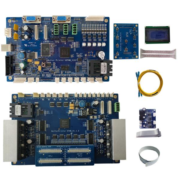 DX7 Printer Double Board Set For Textile Thermal Transfer Ellipse Digital Heat Press Filming Inkjet Printer System