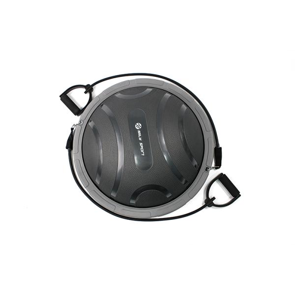 0.6m Yoga Half Ball Anti Burst Balance Training Equipments Trainer Ball With Resistance Bands