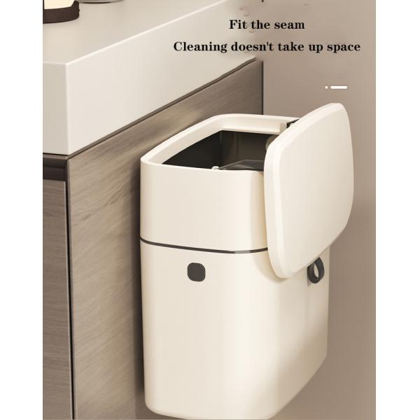 Load-Bearing Strong Hanging Household Trash Can Kitchen Preferred Non-Punching Bent Wall Hanging Trash Can
