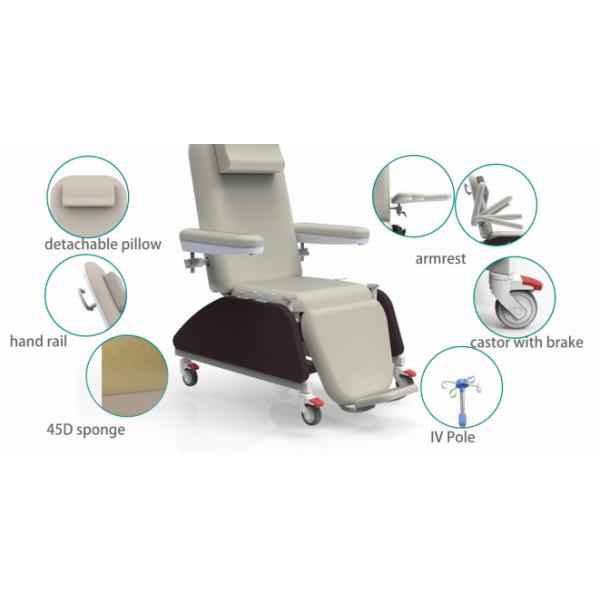 MEOY Blood Donation Hospital Manual Bed Therapy Dialysis Chair