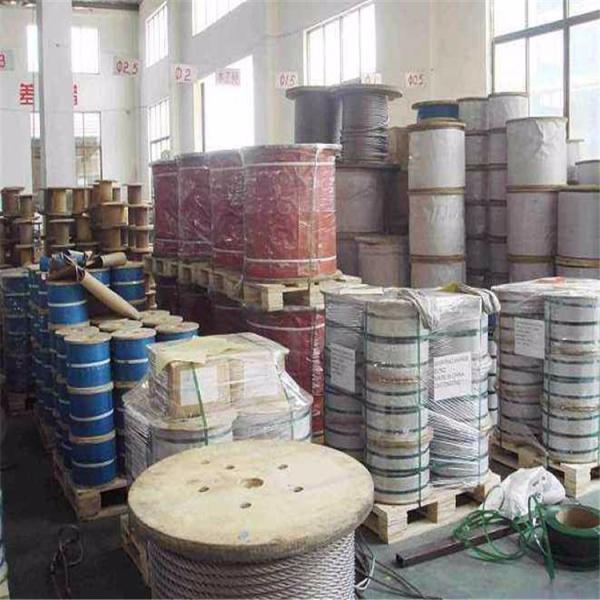 7*19 8mm 10mm 12mm 316 Stainless Steel Crane Wire Rope with Loop