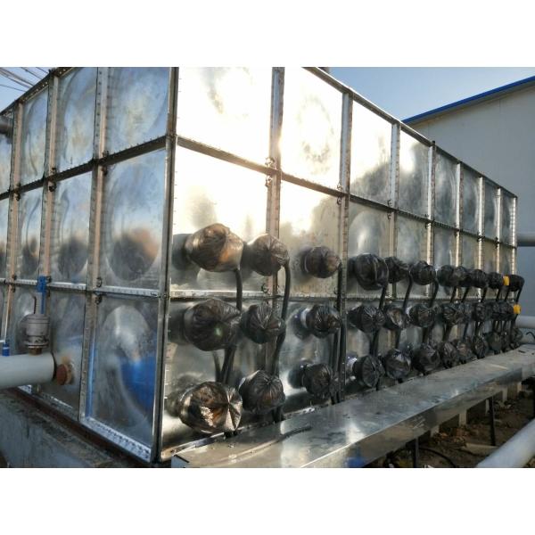 Bolted Assembled Hot Dip Water Tank Galvanised Panels Fire Fighting