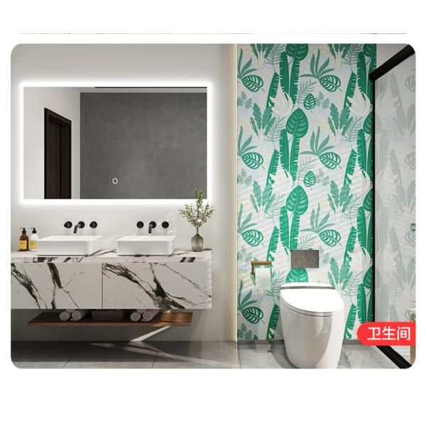 Home Decoration Floral Peel And Stick Wallpaper Glossy Floral Adhesive Contact Paper