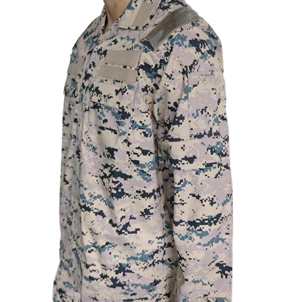 ACU Military Field Training Uniform Twill And Rip Stop Fabric Cotton Polyester Material