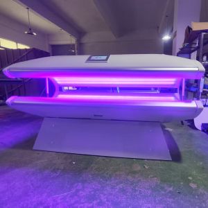 Quality 2025 Lying Down Home Tanning Bed Booth Taning Machine Solarium Sunbed For Skin Tanning UV Tanning Machine Whole Sale Commercial Sunless Sunbed wholesale