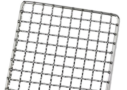 304 Stainless Steel BBQ Grill Mesh 165-550mm Round High Temp Resistant