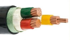 China Customized 1KV 70mm2 PVC Power Cable , PVC Jacket Cable Black Sheath Color on sale