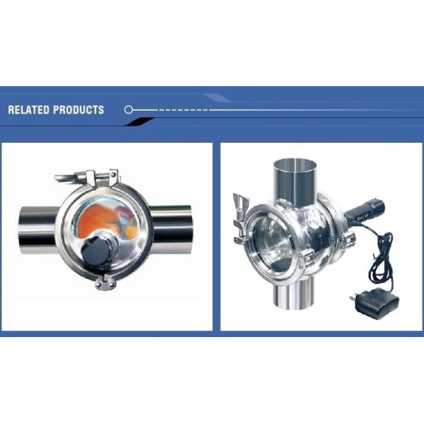 DN25 150 Degrees Waterproof Hygienic Sight Glass