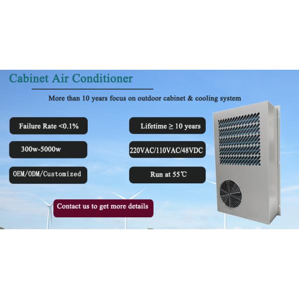 Energy Efficient Cabinet Air Conditioner , 500W Cabinet AC Unit