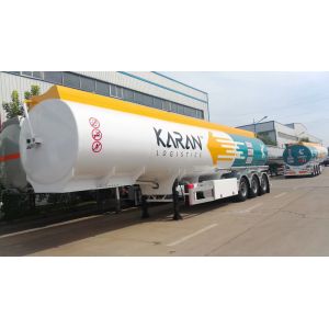 China 45000 Liters Fuel Tank Semi Trailer Mechanical Suspension on sale