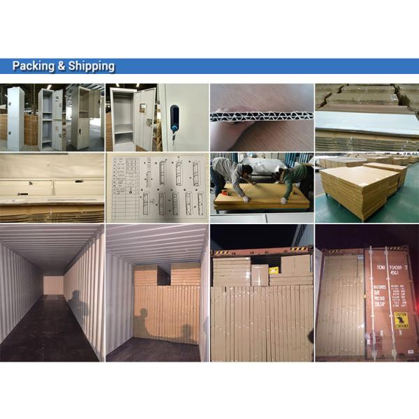 380mm Width 0.054 CBM 2 Compartment Steel Locker