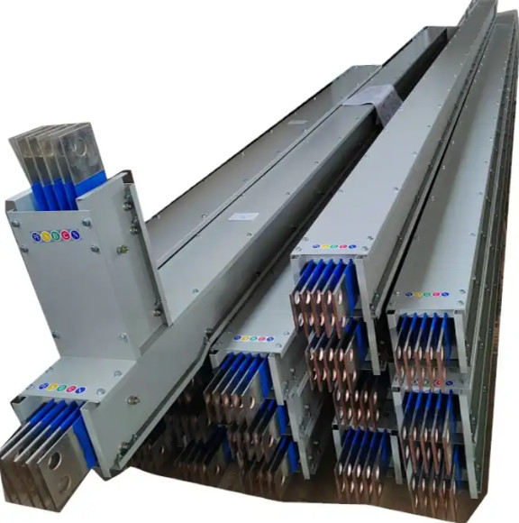 Class F Fire Resistance High Voltage Bus Duct Trunking System With Epoxy Resin Insulation