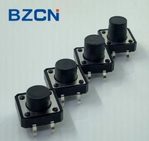 Quality Plastic Cover Sealed Tactile Switch PA66 Brass Housing Terminal With Silver Plate wholesale