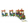 Children Playground Kids Ride On Train With Track Anti - UV For 3-12 Age for sale