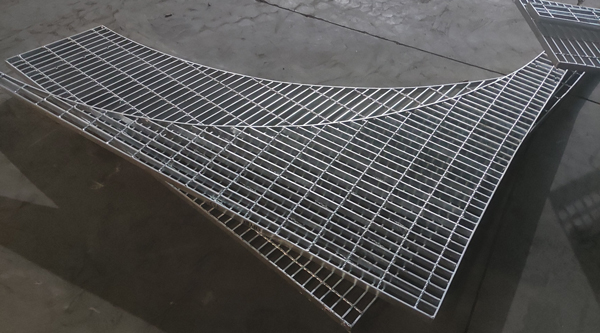 Silver White Steel Metal Grating Oem Hot Dip Galvanized