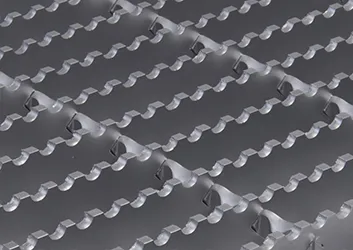Welded Steel Bar Grating Metal Serrated Drainage Toothed Steel Grating HDG Steel Serrated Floor Gratings