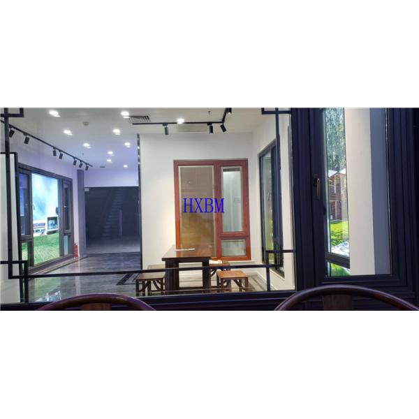 68mm Frame Electrophoresis Pine Wood Casement Windows 12A Glass