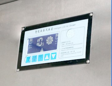 Aluminum Cleanroom Air Shower Cabinet Customizable Powder Coated Steel / SUS304