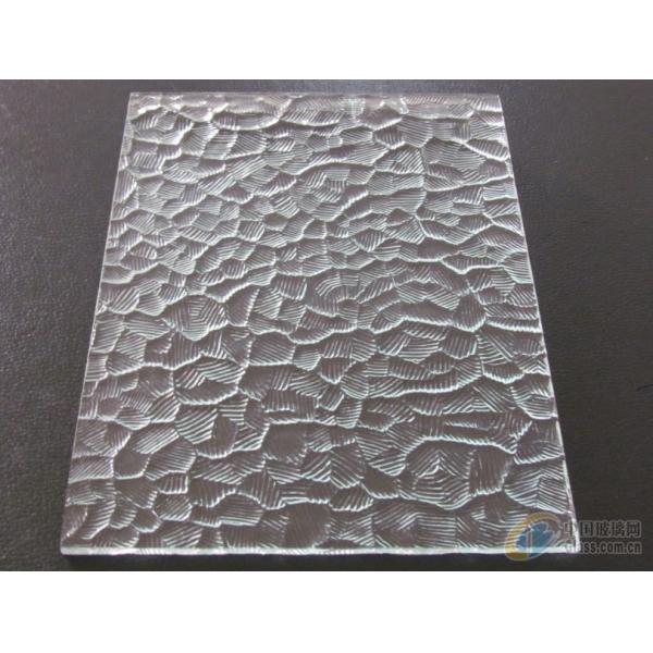 15mm Patterned Tempered Glass Customized Clear Patterned Glass For Building Door Window