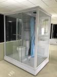 Matt Chrome Complete Shower Enclosures 120 X 150 X 210cm Complete Shower Cabins