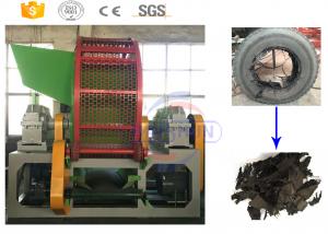 Quality Factory price high capacity waste tyre used tire shredder machine for sale wholesale