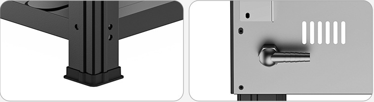 Kitchen Four Burner Gas Stove Table Top Stainless Steel Cook Stove Iron Sheet Sprayed