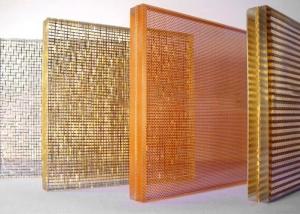 Quality Fabric Laminated Glass, Wired Glass, Laminated Architectural Mesh Brings Noble and Elegant Charm to Buildings wholesale