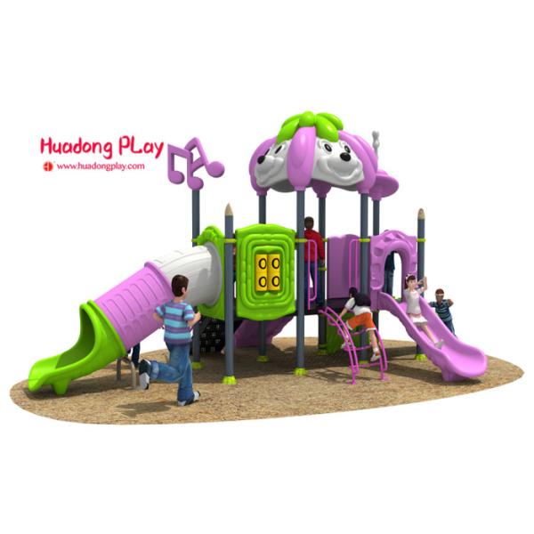 Disneyland Series Outdoor Playground Slides , Plastic Children's Outdoor Playground Equipment