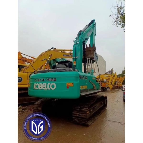Precision Sk200 Used Kobelco 20 Ton Excavator Powerful Versatile For Construction