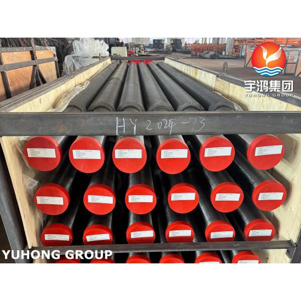 ASTM A335 P11 HFW Serrated Finned Tube with Gr.11 Fins for industrial applications