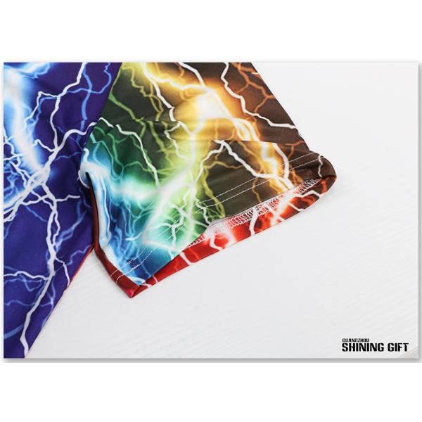 Unisex Thunder Lighting T-Shirts Fashion 3D Printed Short Sleeve Shirts