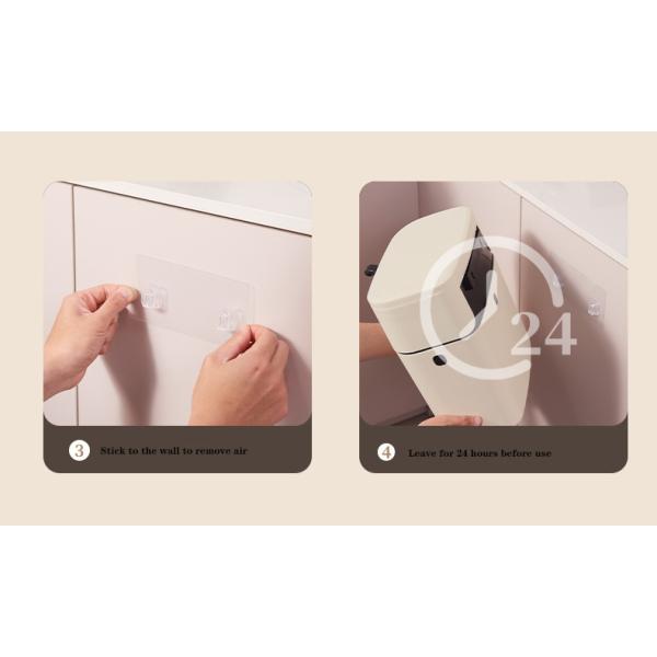Load-Bearing Strong Hanging Household Trash Can Kitchen Preferred Non-Punching Bent Wall Hanging Trash Can