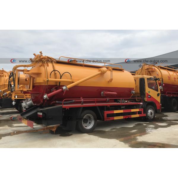 Dongfeng 4X2 LHD 8500Pa Vacuum Sewage Suction Truck