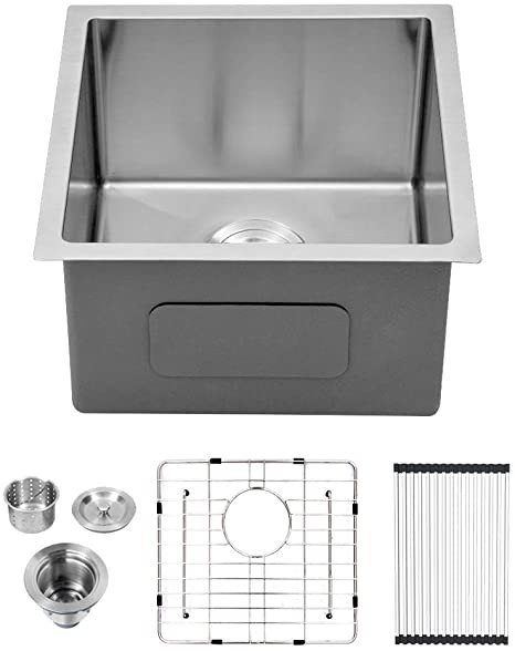 17 Inch Undermount Kitchen Sink Stainless Steel 18 Gauge