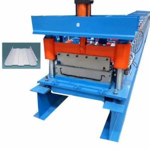China 0.5-1.0mm Thickness KR18 KR24 Portable Standing Seam Roll Forming Machine on sale