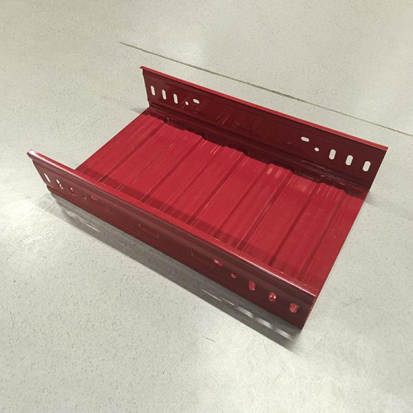 Rectangular High Hardness Sheet Metal Cable Tray For Heavy Duty Cable Management Height 50mm 300mm