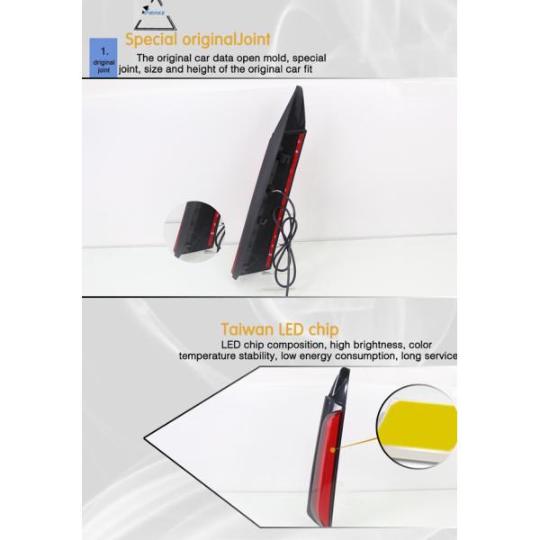 Toyota Fortuner Pillar Light Led Column Rear Bumper Lamp 2015-2018