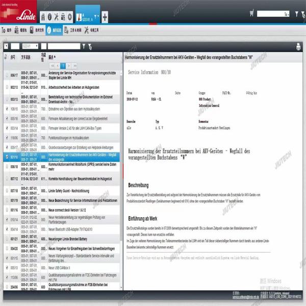 Forklift Linde Canbox Doctor Forklift Truck Diagnostic Tool Linde LSG Pathfinder Diagnosis Scanner and CF19 laptop
