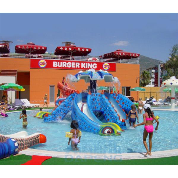 Water Amusement Park Carnivals Chimpanzees Mini Swimming Pool Fiberglass Slide