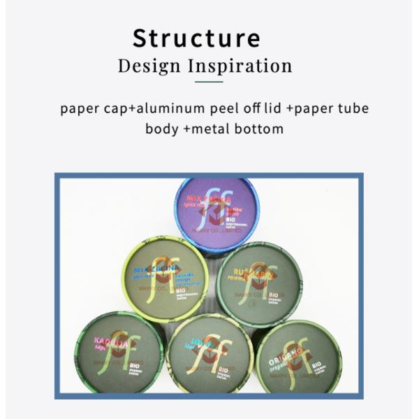 paper boxes Easy Open Kraft Paper Tube Packaging Environmentally Friendly And Hygienic