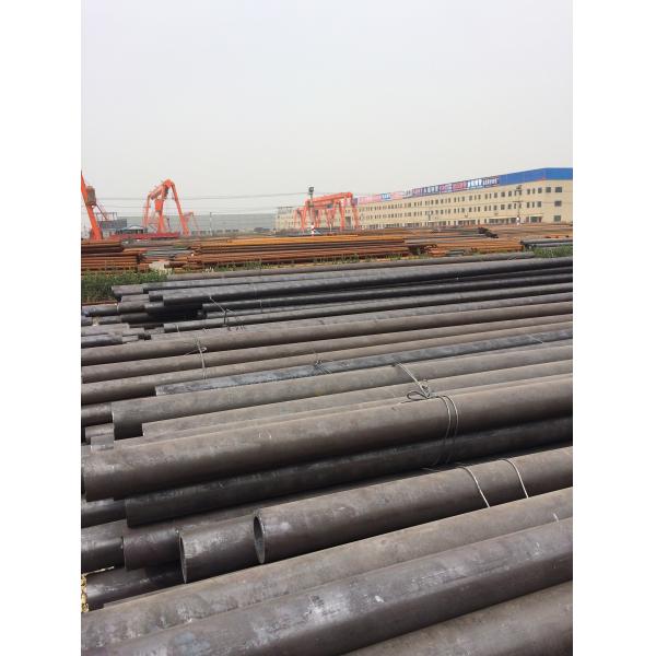 DIN1629 ST37 ST44 ST52 A106 A53 Black Ms Round Seamless Mild Steel Tubing Mechanical