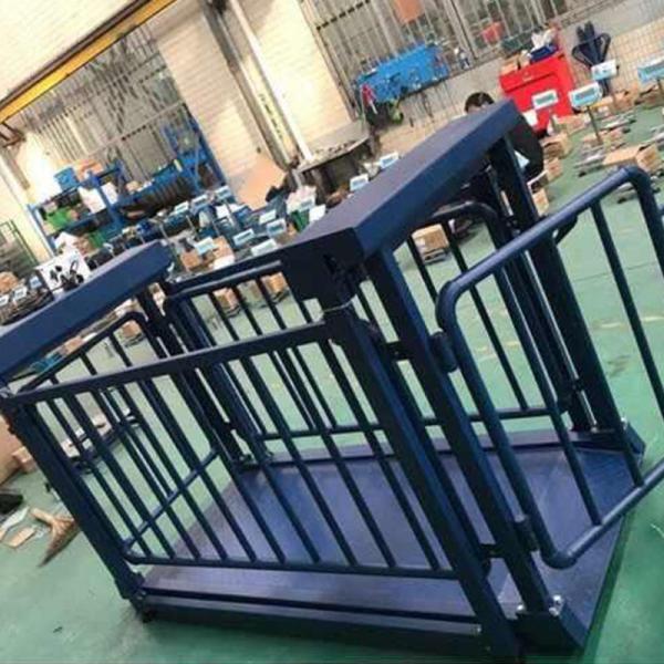 AC110V/220V 1.5t Heavy Duty Stainless Steel Electronic Cattle Livestock Weighing Scale for Farm Accurate and Dependable