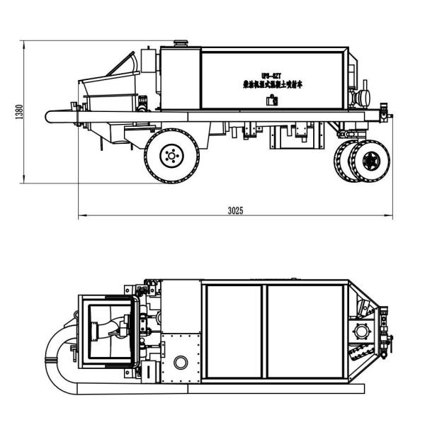 Shotcrete Machine Wet Concrete Spraying Machine Shotcrete Robot Wet Mix Concrete Sprayer