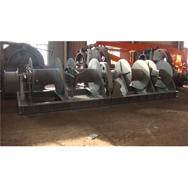PP / Steel Wire Rope Rated Pull 125KN 150KN 250KN Electric Mooring Winch