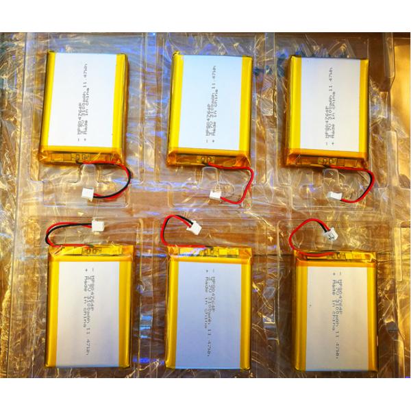 11.47 Watt Lithium Ion Polymer Battery Pack 804764 3100mah 3.7V With Connector with KC CB UL
