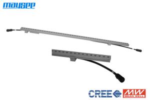 China Adjustable Angle Linear LED Wall Washer Light 12Watt With 120° Convex Lens IP67 on sale