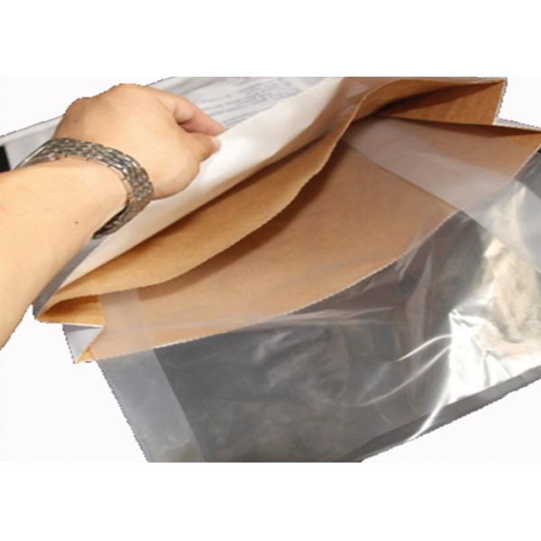 Food Grade Brown Kraft Paper Packaging Bag Strong Capacity Multi Wall Paper Bags