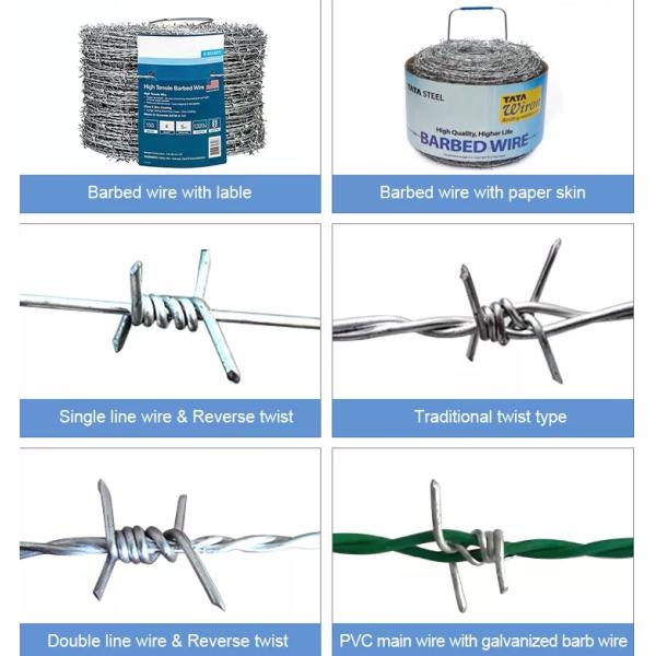 Spacing 5'' Razor Coil Barbed Wire Security Fence PVC Coated