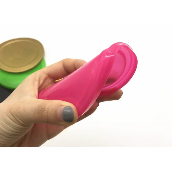 211# Plastic Lid PE Can Cover For EOE Can Packaging